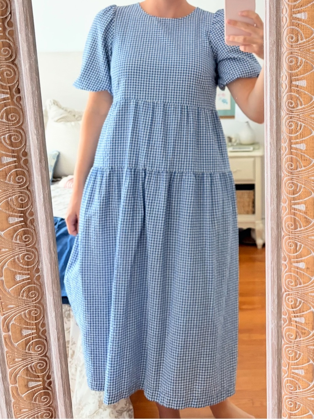 Gingham Maxi Dress